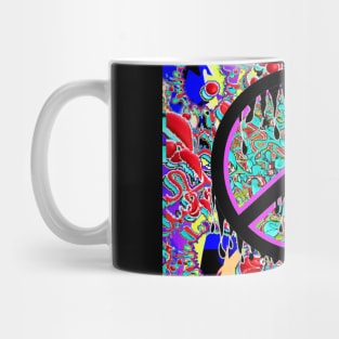 pop art graffiti sticker by LowEndGraphics Mug